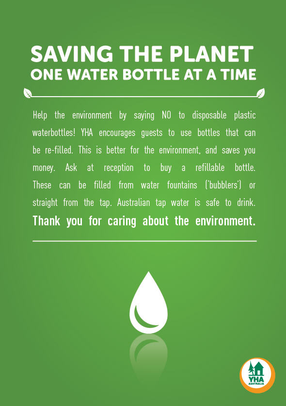 YHA Australia Water Bottle Project