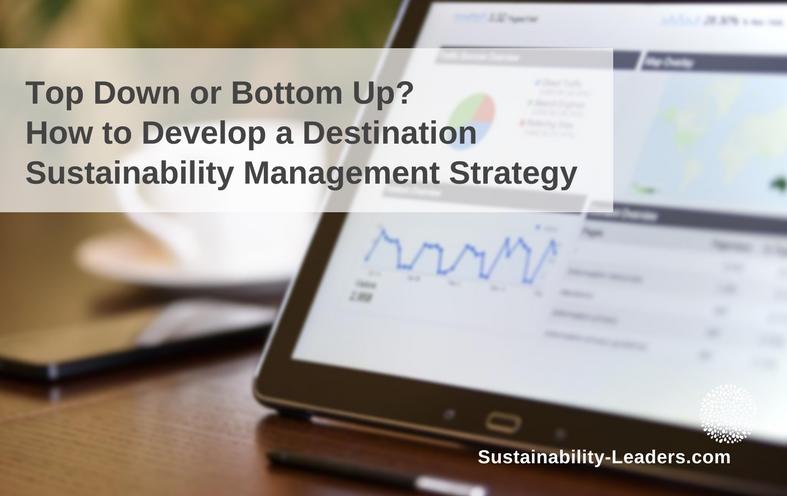 How to develop destination sustainability strategy